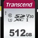Transcend 300s SDXC 512GB U3 V30 UHS-I 95MB/s