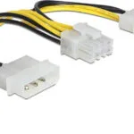 DeLock 4-Pin Molex - 8-Pin EPS Cable 0.15m Πολύχρωμο 83410
