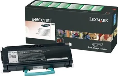 20200917110843_lexmark_00e460x11e_black.jpeg Lexmark E460X11E Γνήσιο Toner Laser Εκτυπωτή Μαύρο High Yield Extra High Yield 15000 Σελίδων E460X11E - Image 1