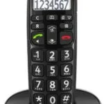 Doro PhoneEasy 110 Ασύρματο Τηλέφωνο Μαύρο