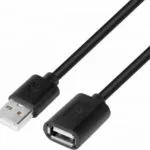 TB Touch USB 2.0 Cable USB-A male - USB-A female Μαύρο 1.8m (AKTBXPU1PAAW18B)