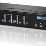 Aten 4-Port USB DVI/Audio KVMP