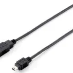 Equip USB 2.0 Cable USB-A male - mini USB-A male 1.8m (128521)