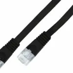 Roline U/UTP Cat.6 (Gigabit) Καλώδιο Δικτύου Ethernet 1m Μαύρο 21.99.1535