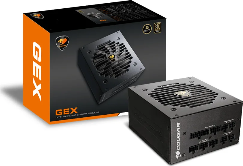 20201007164954_cougar_gex850.jpeg Cougar GEX 850W Μαύρο Τροφοδοτικό Υπολογιστή Full Modular 80 Plus Gold - Image 1