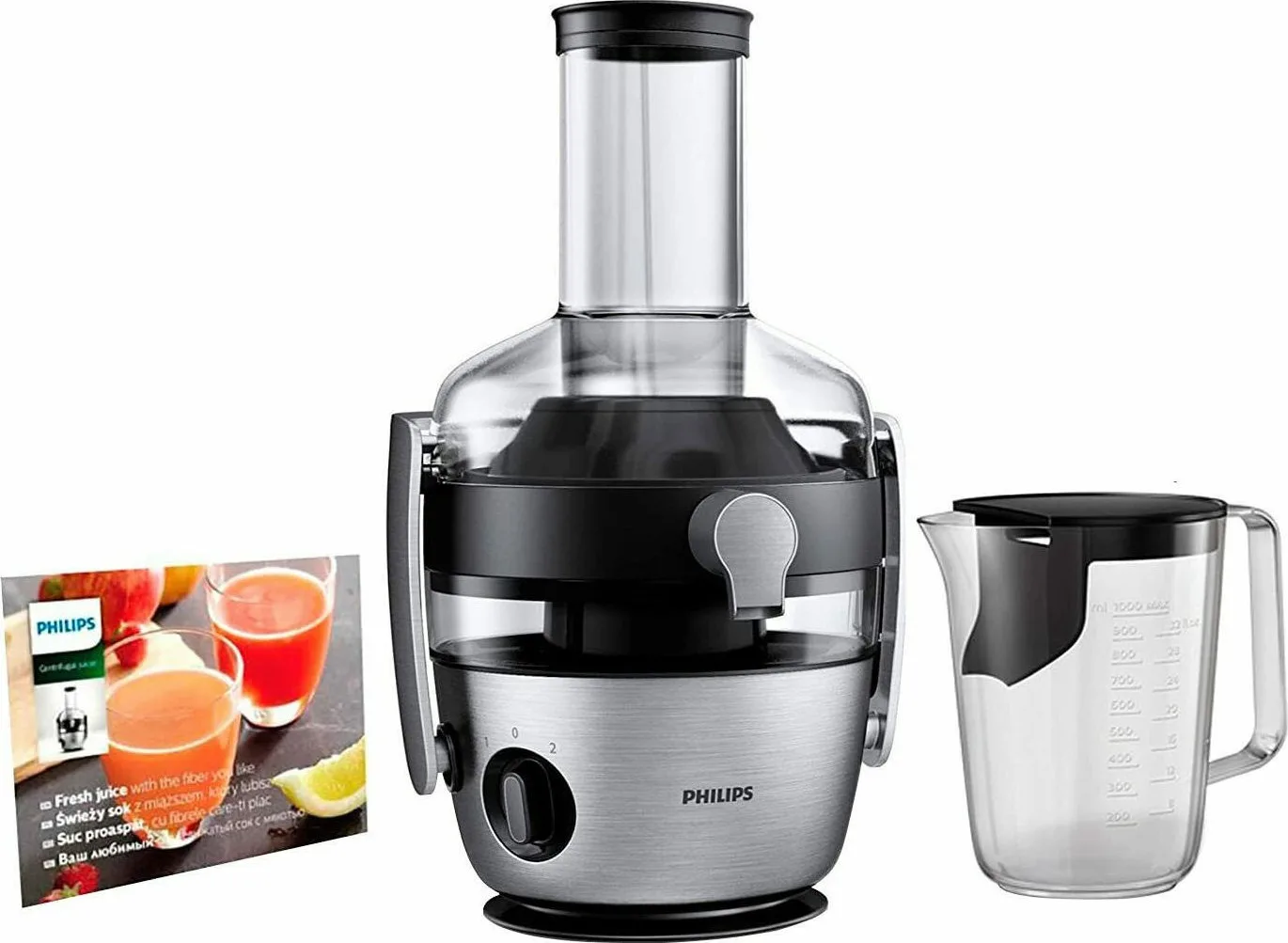 20201008101555_philips_hr1921_20.jpeg Philips HR1921/20 HR1921/20 Αποχυμωτής 1100W Ασημί - Image 1