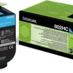 Lexmark 80C2HC0 Γνήσιο Toner Laser Εκτυπωτή Κυανό High Yield Extra High Yield 3000 Σελίδων