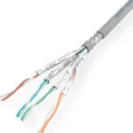 Roline S/FTP Cat.7 (10Gbps) Καλώδιο Δικτύου Ethernet χωρίς ακροδέκτες 100m Γκρι 21.15.0001