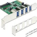 DeLock Κάρτα PCIe σε 4 θύρες USB 3.0 (89360)