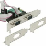 DeLock Κάρτα PCIe σε 2 θύρες RS232 DB9 Serial (89641)