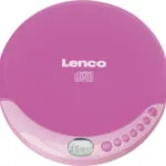 Lenco CD-011 CD-011 Φορητό Ηχοσύστημα με CD σε Ροζ Χρώμα