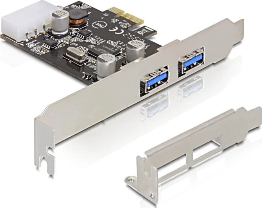 20201021150518_delock_karta_pcie_se_2_thyres_usb_3_0_89243.jpeg DeLock Κάρτα PCIe σε 2 θύρες USB 3.0 (89243) - Image 1