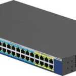 NetGear GS524UP Unmanaged L2 PoE+ Switch με 24 Θύρες Gigabit (1Gbps) Ethernet