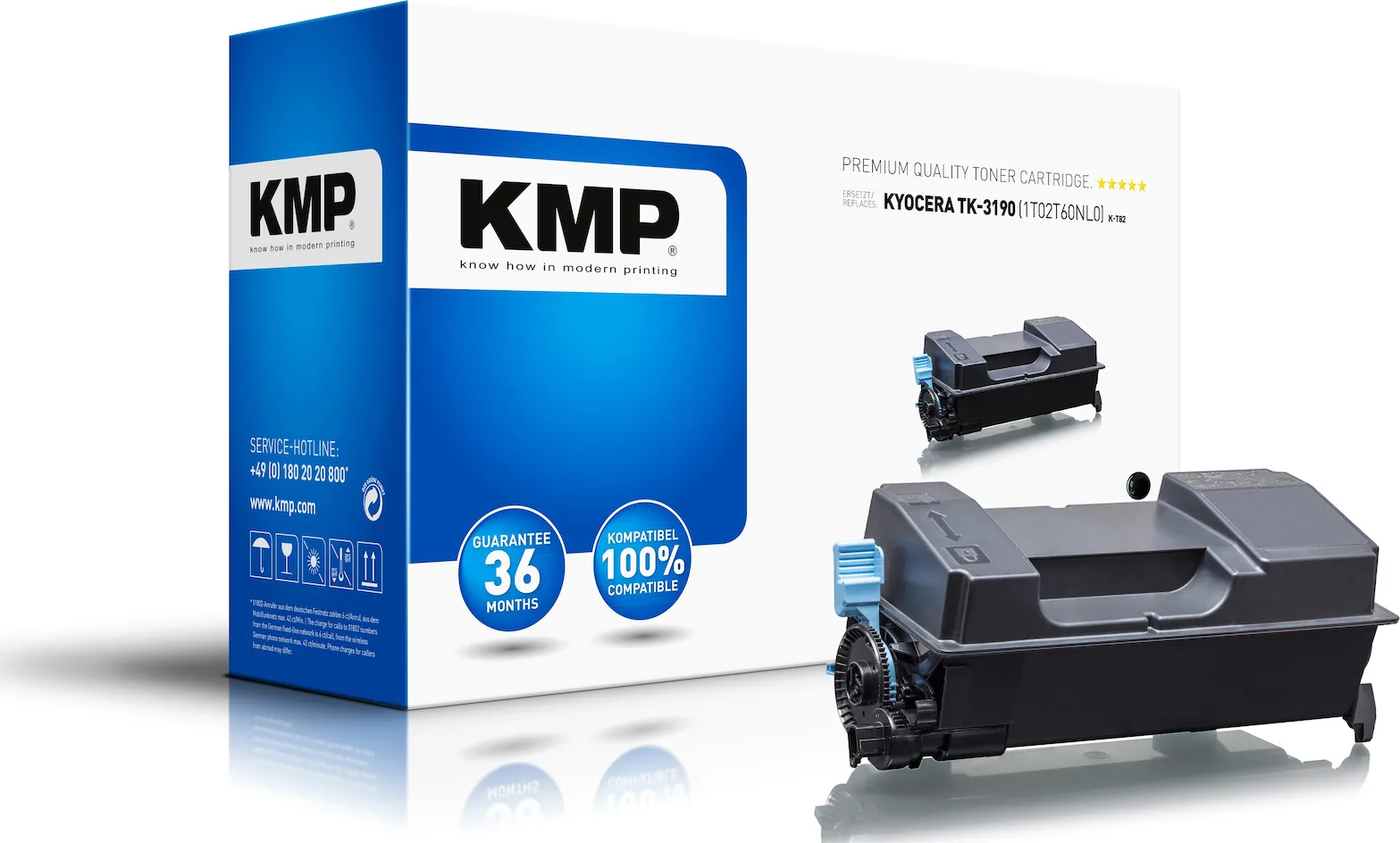 20201026132321_kmp_k_t82_symvato_toner_kyocera_tk_3190_black.jpeg KMP K-T82 Συμβατό Toner για Laser Εκτυπωτή Kyocera TK-3190K 30000 Σελίδων Μαύρο - Image 1