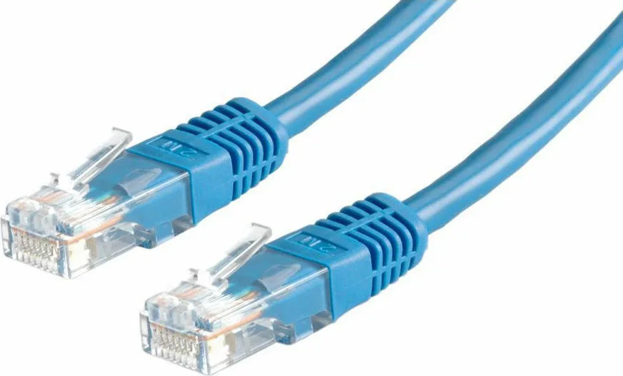 Roline U/UTP Cat.6 (Gigabit) Καλώδιο Δικτύου Ethernet 1m Μπλε 21.99.1534 - Image 1