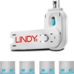 Lindy USB Port Blocker 1 key + 4x blocks (40452)
