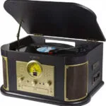 Technaxx TX-103 Nostalgia 4755 Πικάπ με Belt Drive, Προενίσχυση και Ενσωματωμένα Ηχεία Καφέ