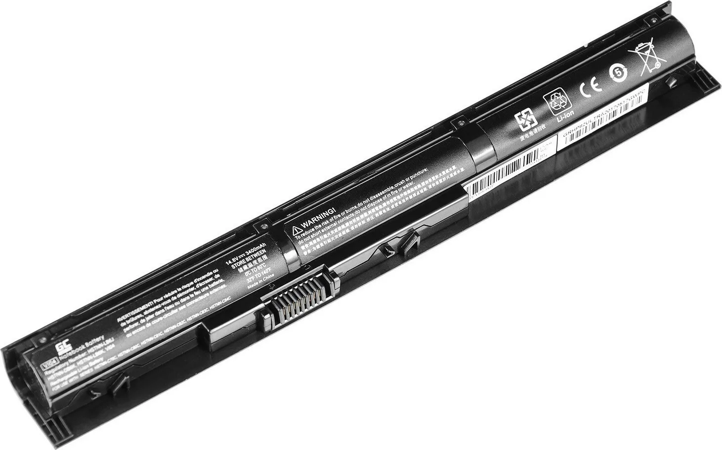 Green Cell Συμβατή Μπαταρία για HP ProBook / Envy / Pavilion 440/445/450/455 G2/14-V/15-P/15-K με 3400mAh (HP82ULTRA) - Image 1