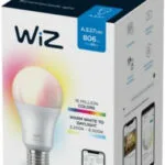 WiZ Smart Λάμπα LED 8W για Ντουί E27 και Σχήμα A60 RGBW 806lm 929002383602
