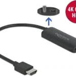 DeLock Μετατροπέας HDMI male σε DisplayPort female 1τμχ 63206