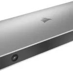 Corsair TBT100 Thunderbolt 3 Docking Station με HDMI 4K PD Ethernet και συνδεση 2 Οθονών Ασημί