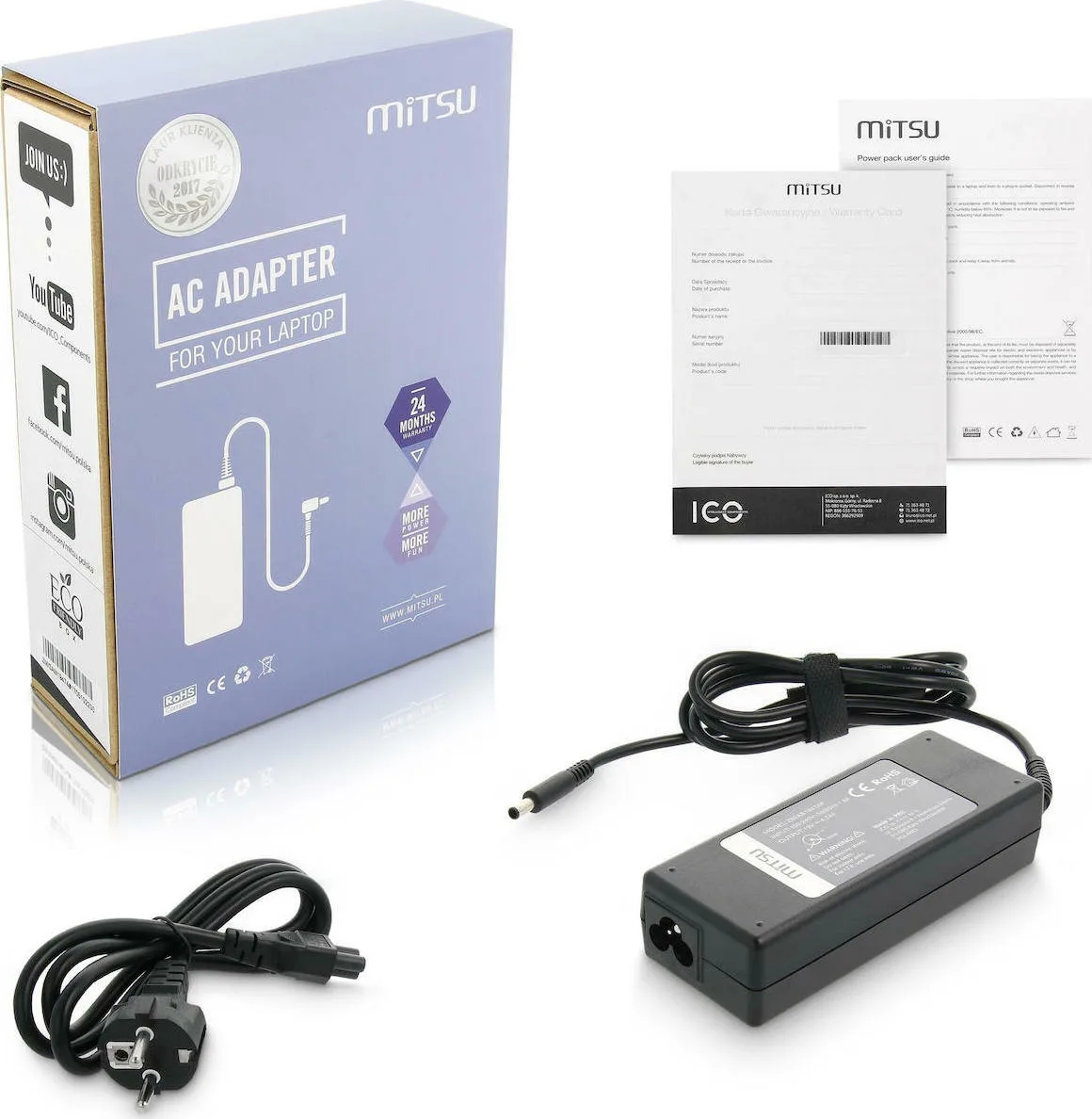 20210105112136_mitsu_ac_adapter_90w_5zm013.jpeg Mitsu Φορτιστής Laptop 90W 19V 4.74A για Asus με Αποσπώμενο Καλώδιο Τροφοδοσίας 5ZM013 - Image 1