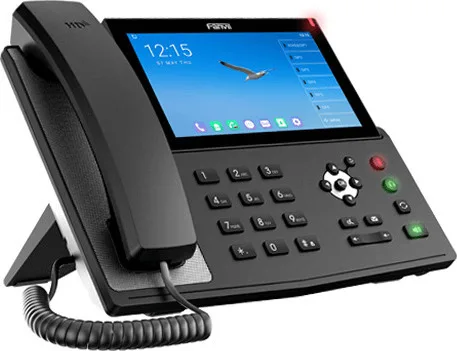 20210105132327_fanvil_x7a_android_touch_screen_mayro.jpeg Fanvil X7A Android Ενσύρματο Τηλέφωνο IP 20 γραμμών Μαύρο - Image 1