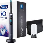 Oral-B iO Series 8 Ηλεκτρική Οδοντόβουρτσα με Χρονομετρητή, Αισθητήρα Πίεσης και Θήκη Ταξιδίου Μαύρη