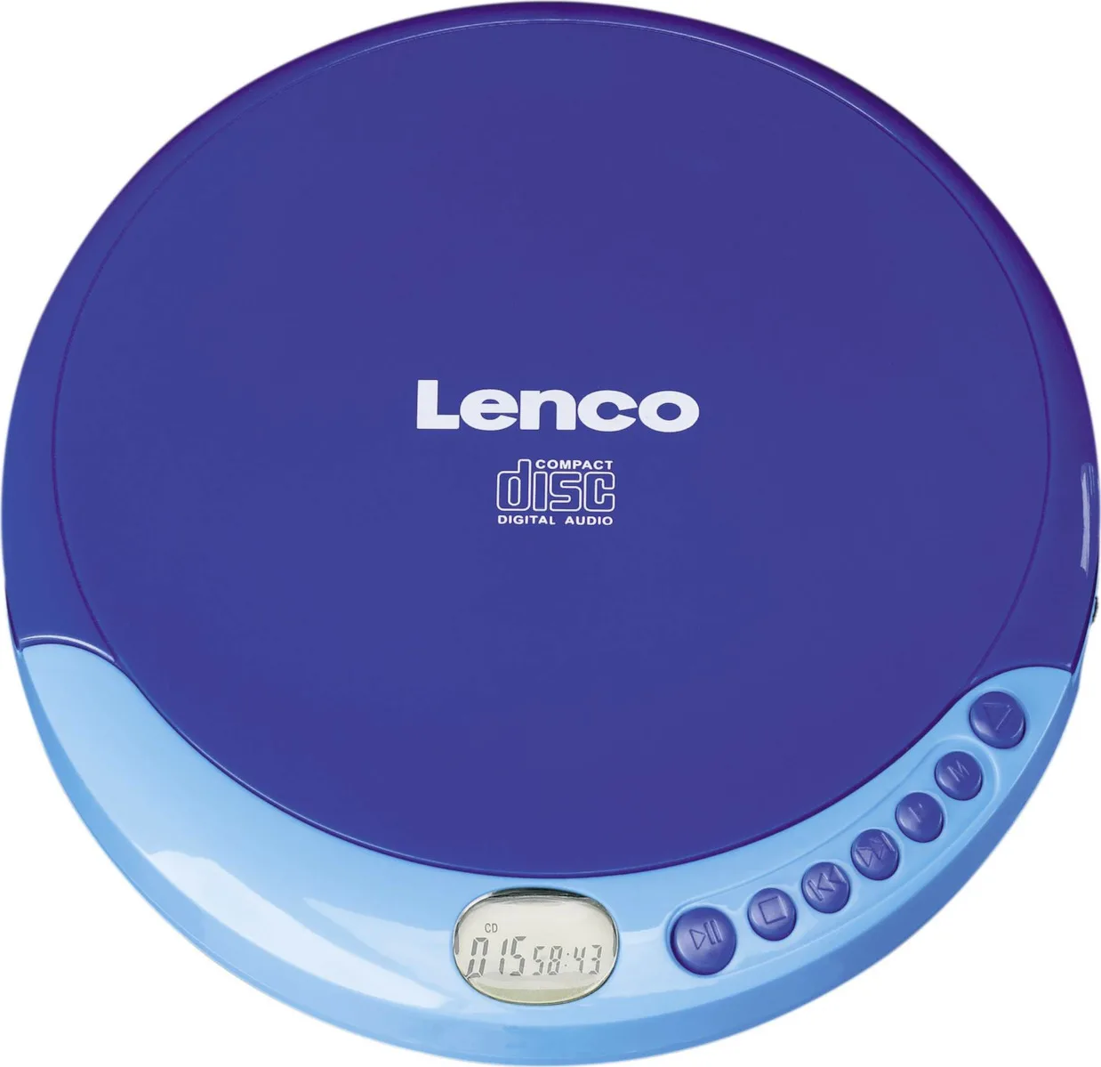 20210113152017_lenco_cd_011_blue.jpeg Lenco CD-011 CD-011 Φορητό Ηχοσύστημα με CD σε Μπλε Χρώμα - Image 1