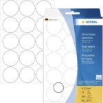 Herma 240 Αυτοκόλλητες Ετικέτες 2277 Στρογγυλές σε Διάφανο Χρώμα 32mm