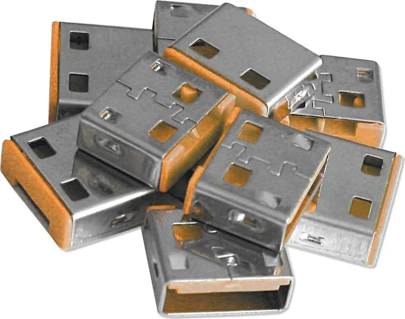 Lindy Lindy USB Port Blocker Without Key Orange 10τμχ (40463) - Image 1