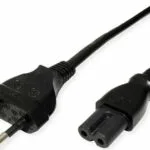 Roline IEC C7 - Euro Cable 1.8m Μαύρο 19.07.2096