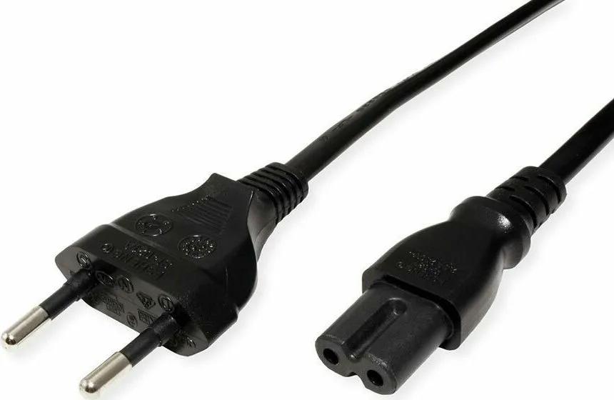 Roline IEC C7 - Euro Cable 1.8m Μαύρο 19.07.2096 - Image 1