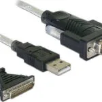 DeLock Καλώδιο USB-A σε RS232 9-pin male 1.8m 61308 1τμχ
