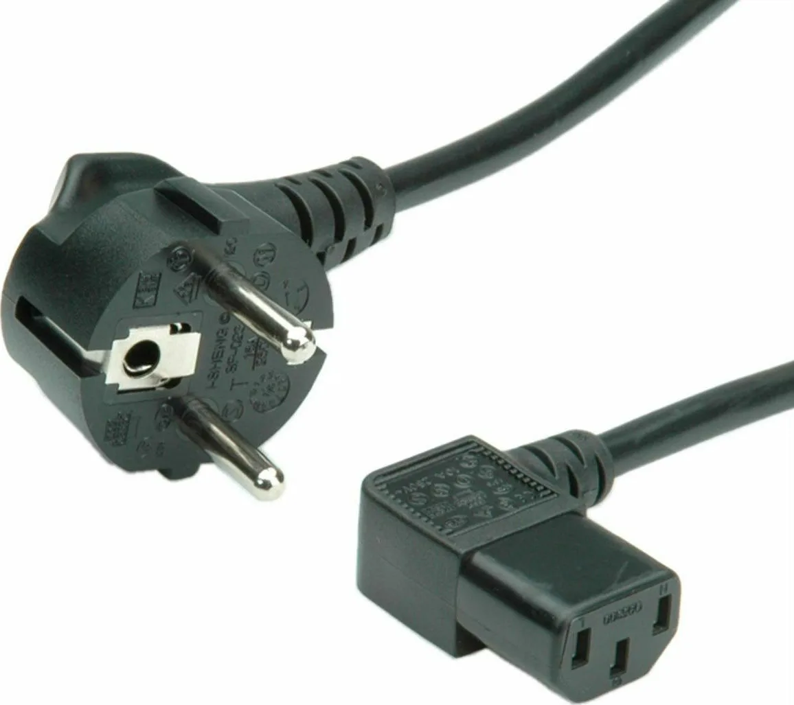 Roline Schuko - IEC C13 Cable 1.8m Μαύρο 19.08.1118 - Image 1