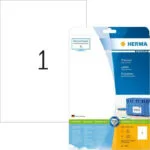 Herma 25 Αυτοκόλλητες Ετικέτες Α4 Ορθογώνιες 5065 210x297mm