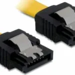 DeLock 7-Pin SATA II - 7-Pin SATA II Cable 0.2m Κίτρινο (82476)