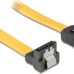 DeLock 7-Pin SATA II - 7-Pin SATA II Angle (90°) Cable 0.1m Κίτρινο (82469)