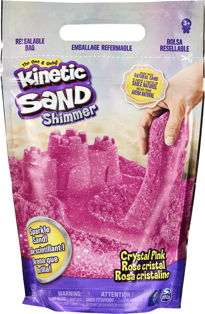 20210212154607_spin_master_kinetic_sand_crystal_pink.jpeg Spin Master Παιχνίδι Κατασκευών με Άμμο Kinetic Sand Pink για Παιδιά 3+ Ετών 6060800 - Image 1