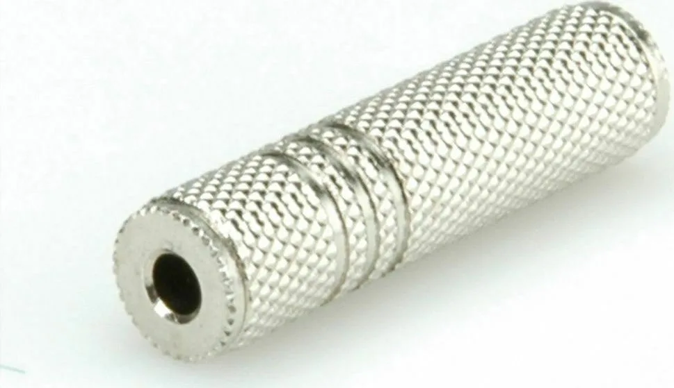 Roline 3.5mm female - 3.5mm female (11.09.4442) Μετατροπέας 3.5mm female σε 3.5mm female Ασημί - Image 1