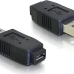 DeLock Μετατροπέας USB-A male σε micro USB female 1τμχ 65029