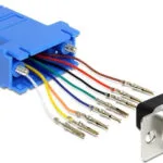DeLock Μετατροπέας Serial female σε RJ-45 female Μπλε 1τμχ 65430
