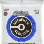 Martin Σετ 80/20 Bronze Χορδών 11 - 52" για Ακουστική Κιθάρα Authentic Acoustic SP Custom Light MA175