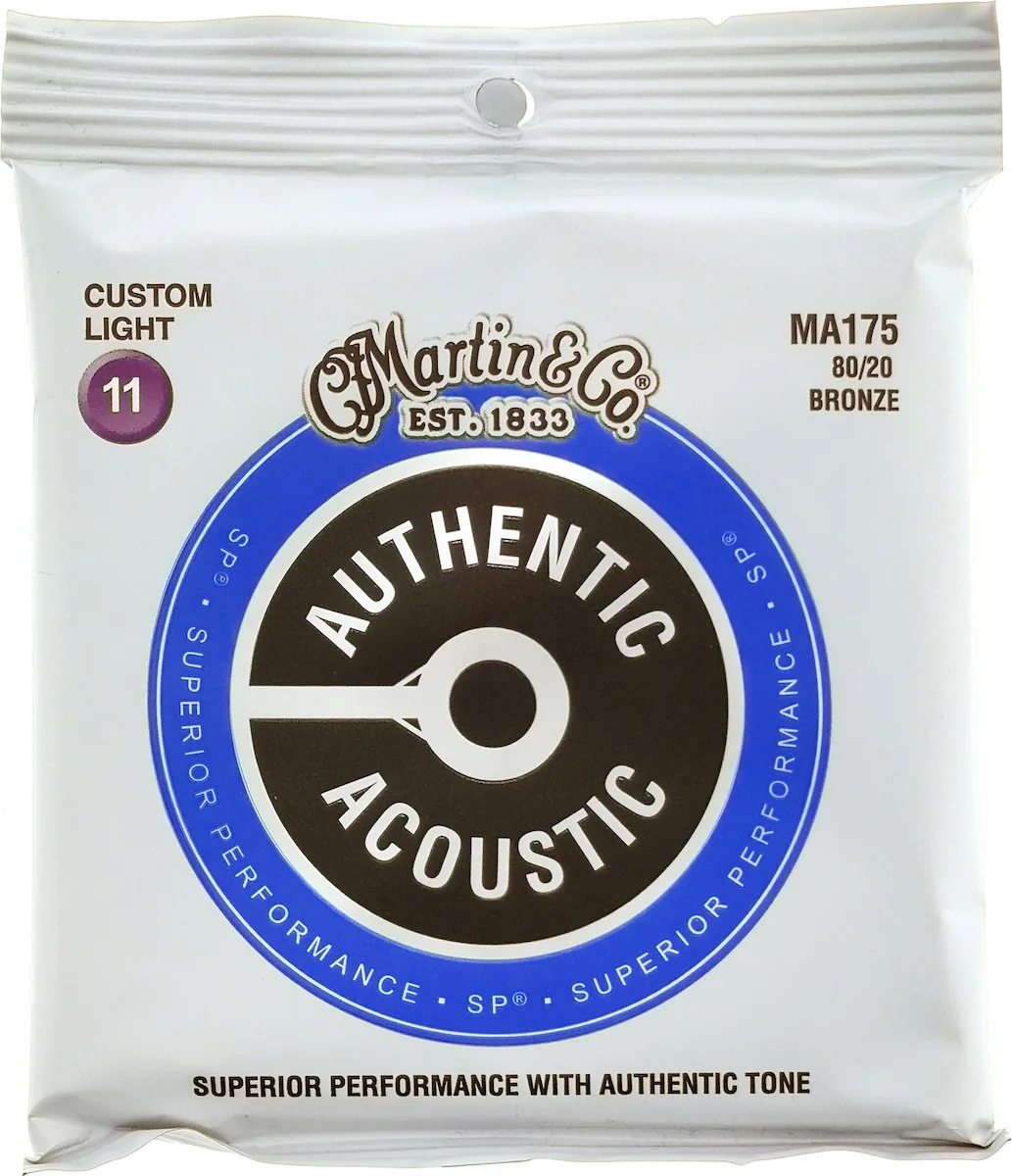 20210216132806_martin_authentic_acoustic_sp_custom_light_ma175_11_52.jpeg Martin Σετ 80/20 Bronze Χορδών 11 - 52" για Ακουστική Κιθάρα Authentic Acoustic SP Custom Light MA175 - Image 1
