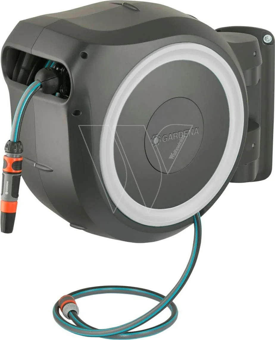 20210222110104_gardena_wall_mounted_hose_box_rollup_white_xl_35m_18632_20.jpeg Gardena Αυτόματη Ανέμη Ποτίσματος Τοίχου με Λάστιχο 35m XL 18632-20 - Image 1