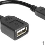 DeLock Μετατροπέας micro USB male σε USB-A female 1τμχ 83293