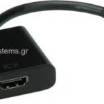 Roline 12.99.3129 Μετατροπέας mini DisplayPort male σε HDMI female 1τμχ
