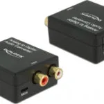 DeLock Μετατροπέας RCA / micro USB female σε Coaxial / Toslink female (63468)