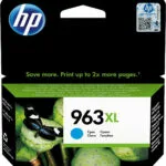 HP 963XL Γνήσιο Μελάνι Εκτυπωτή InkJet Κυανό (3JA27AE)