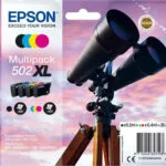 Epson 502XL Γνήσιο Πακέτο 4 Μελανιών Εκτυπωτή InkJet Κίτρινο / Κυανό / Ματζέντα / Μαύρο (C13T02W64010)